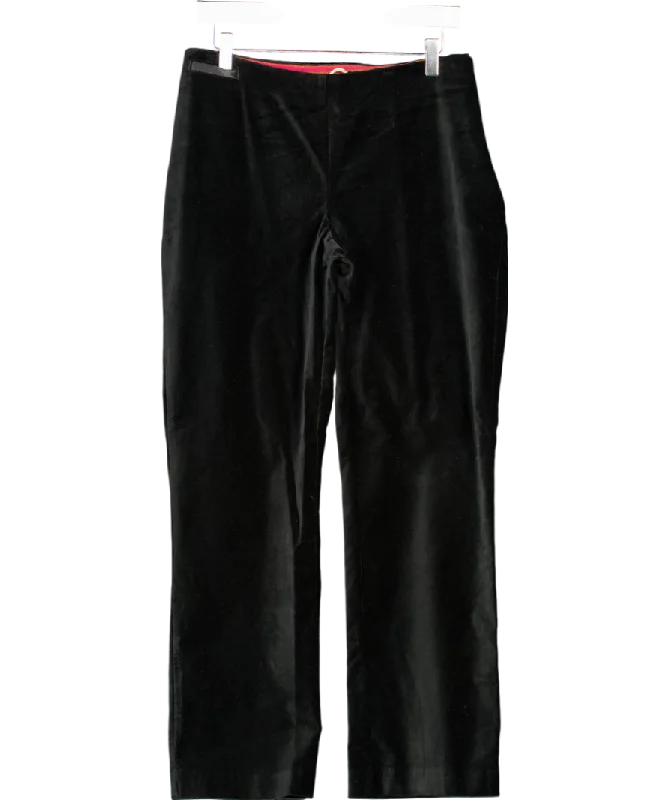 Women's Angora SweatersBoden Black Velvet Straight Leg Trouser Long UK 18