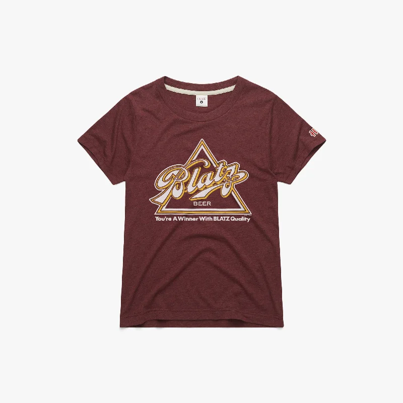 Women's Patterned BlouseWomen's Blatz Beer