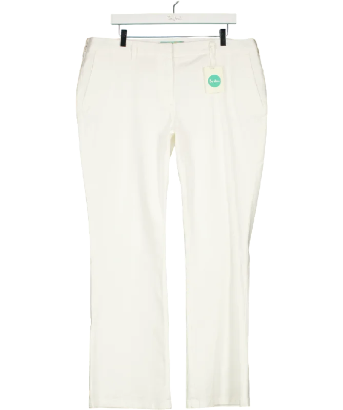 Women's Rounded Collar SweatersBoden White Bootleg Jeans UK 18