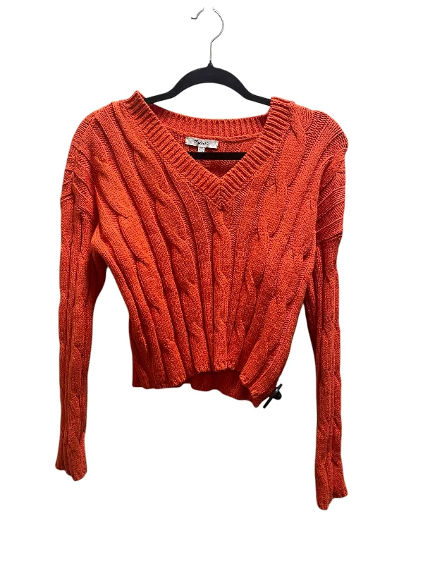 Women's Acrylic SweatersSweater By Madewell In Orange, Size: Xs