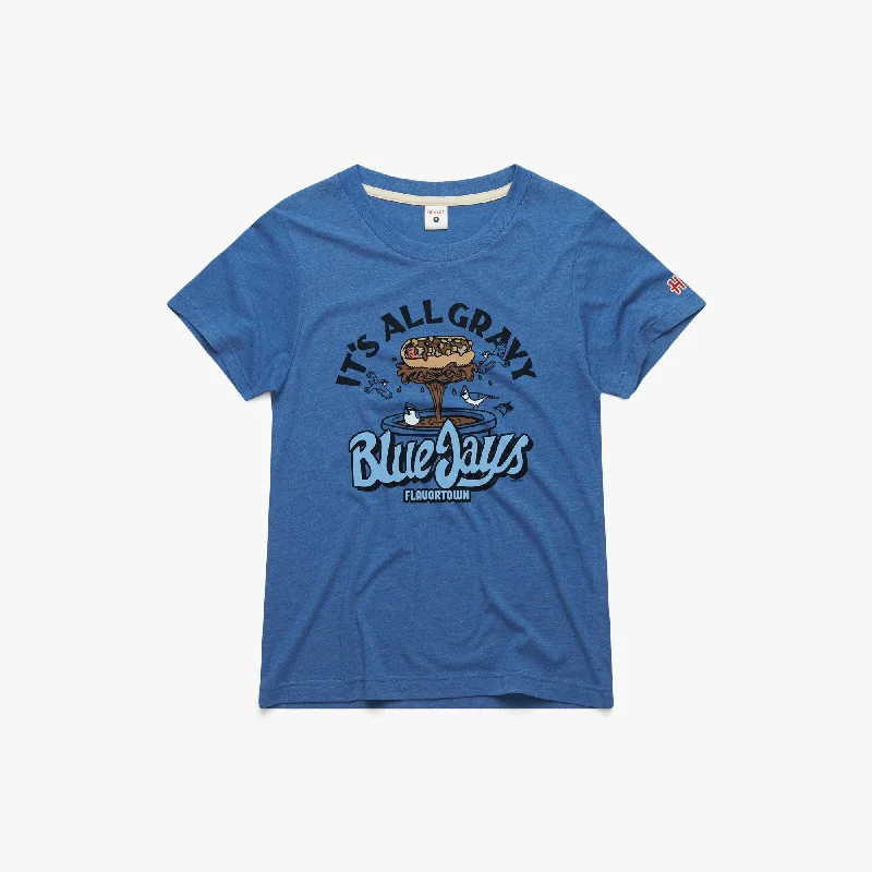 Women's Blouse with High CollarWomen's MLB x Flavortown Toronto Blue Jays