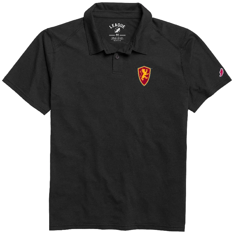 Women's Blouse with Straight HemReclaim Shield Black Polo