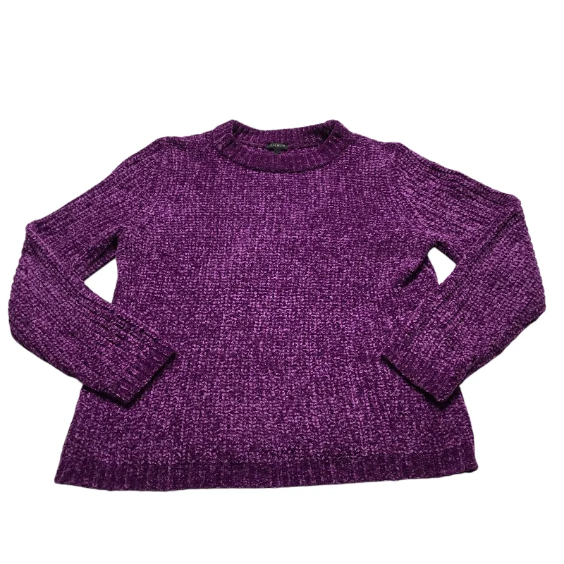 Women's Ruffled SweatersSweater By Talbots In Purple, Size: L