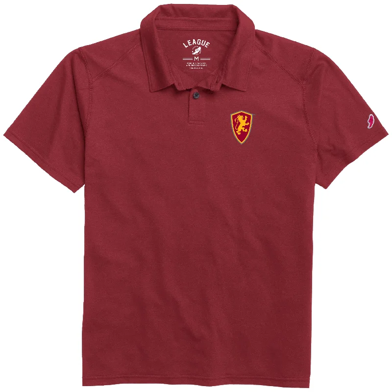 Women's Blouse with Long LengthReclaim Shield Crimson Polo