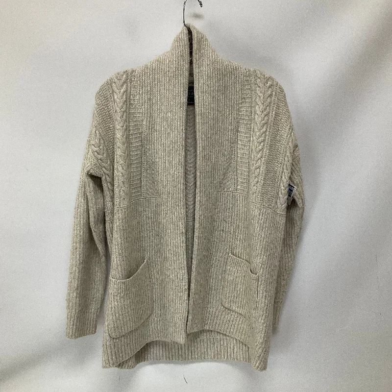 Women's Croatian Wool SweatersSweater Cardigan By Abercrombie And Fitch In Beige, Size: S