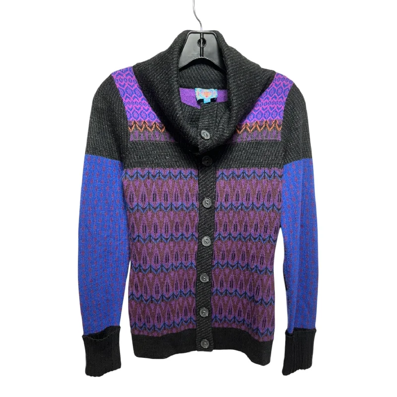 Women's Cap Sleeve SweatersSweater Cardigan By Tracy Reese In Multi-colored, Size: S