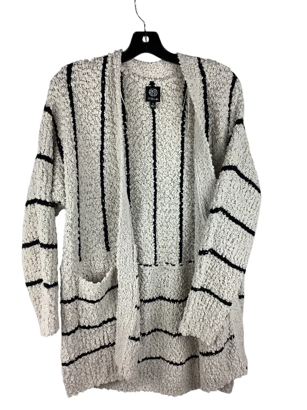 Women's Oversized SweatersSweater Cardigan By Bobeau In Striped Pattern, Size: S