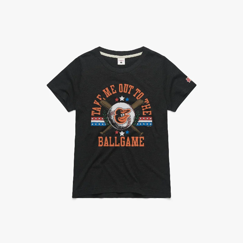 Women's Blouse with TasselsWomen's Baltimore Orioles Take Me Out To The Ballgame