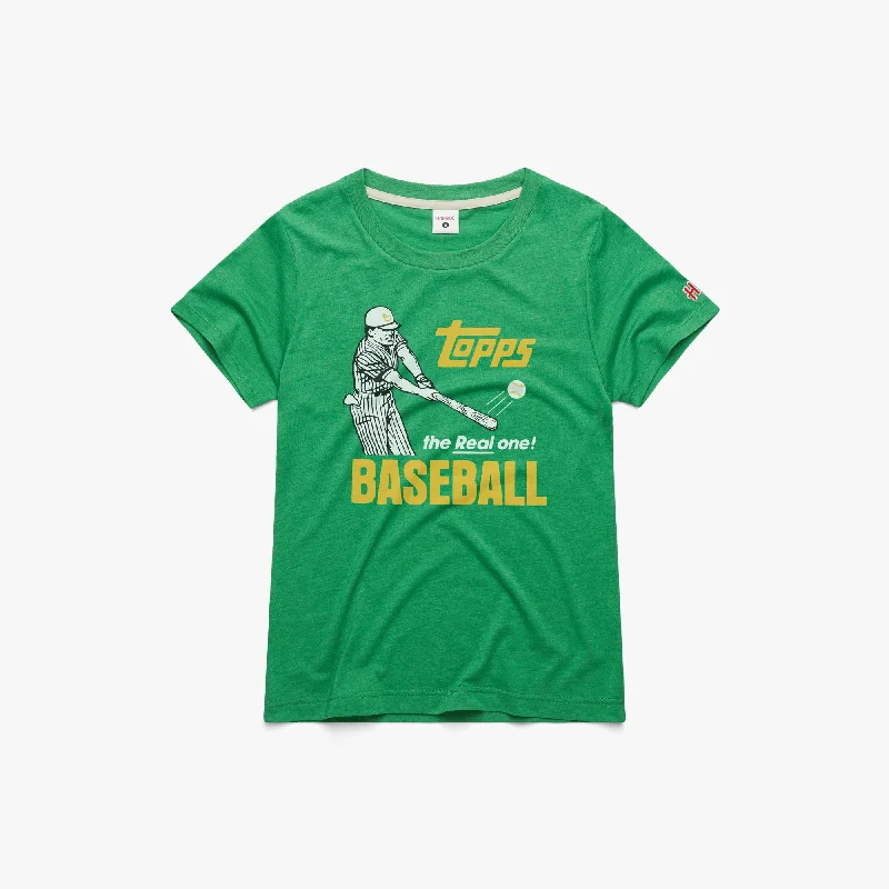 Women's Blouse with Three-Quarter SleevesWomen's Topps Baseball Home Run