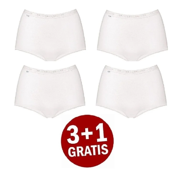 padded plunge braSloggi - Basic+ Maxi 4-pack - White