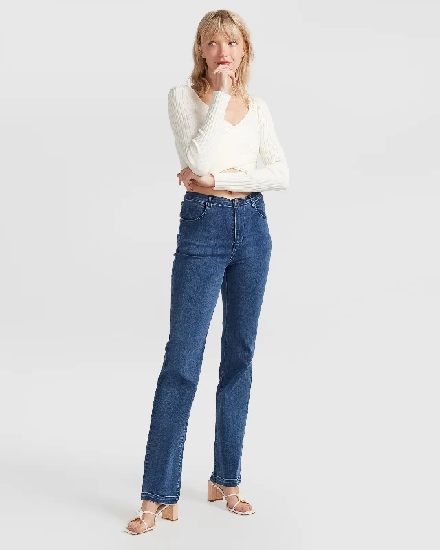 Women's Jodhpurs with Cropped LengthImpossible Highs Bootleg Jean