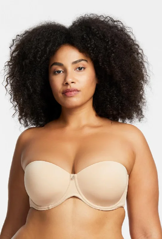 wireless bra for breastfeedingStrapless Bra in Sand