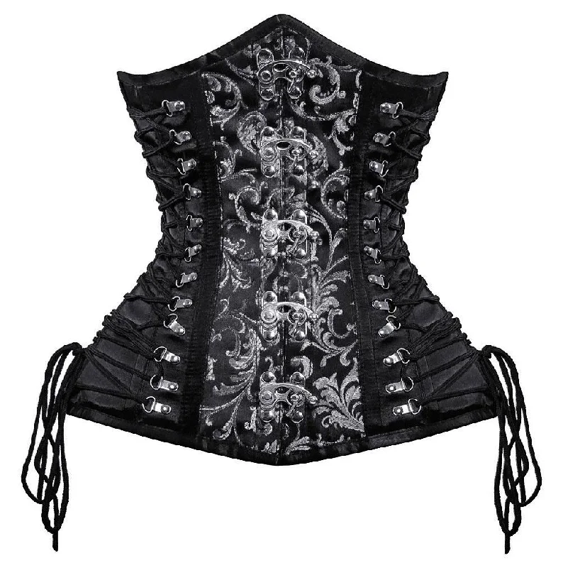 full-body suit with mesh panels for comfortEugenie Criss Cross Underbust Gothic Corset