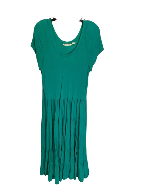 Women's V-Neck DressesDress Casual Maxi By Soft Surroundings In Teal, Size: Xl