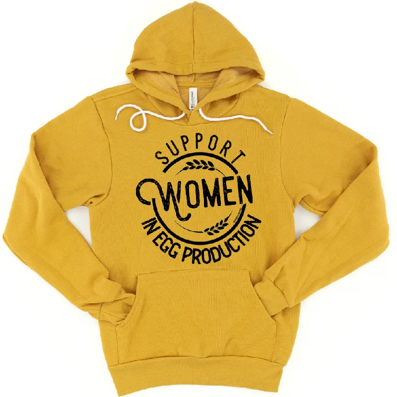 Women's Hooded Sweatshirts with PocketsSupport Women in Egg Production Hoodie (S-3XL) Unisex - Multiple Colors!