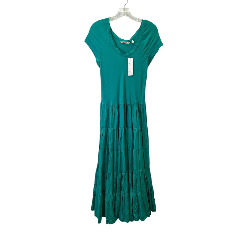 Women's Wrap DressesDress Casual Maxi By Soft Surroundings In Teal, Size:S