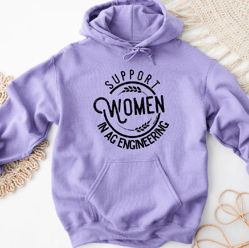 Women's Hooded Sweatshirts with Plush LiningSupport Women in Ag Engineering Hoodie (S-3XL) Unisex - Multiple Colors!