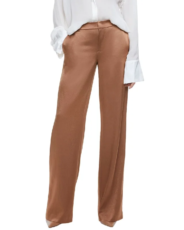 Women's Jodhpurs with V-Shaped Hemalice + olivia Calvin Wide Leg Trouser