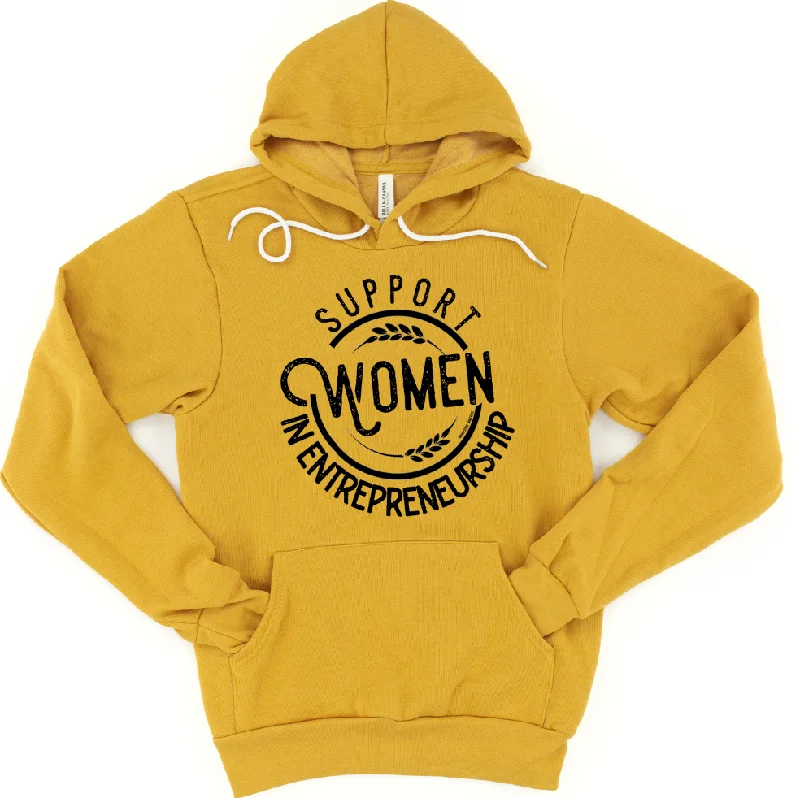 Women's Hooded SweatshirtsSupport Women in Entrepreneurship Hoodie (S-3XL) Unisex - Multiple Colors!