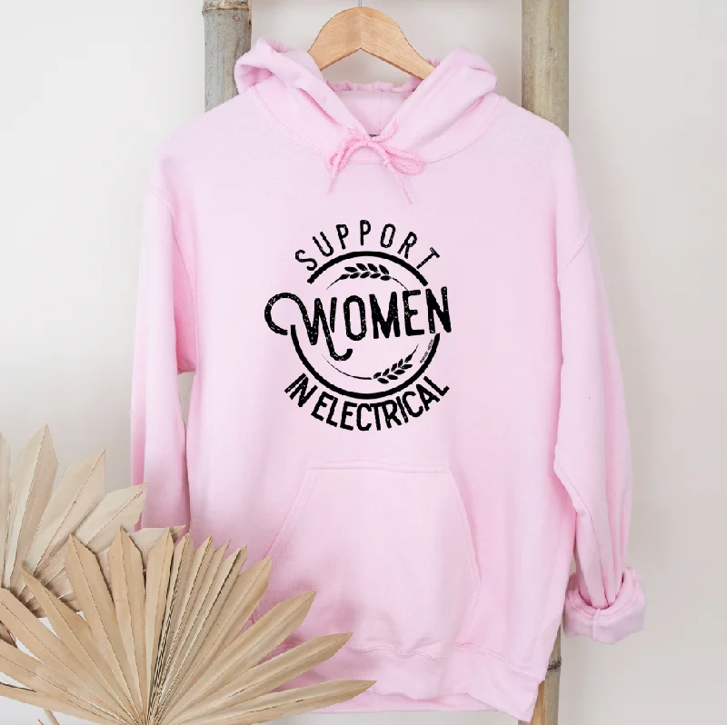 Women's Hooded Sweatshirts with ZipperSupport Women in Electrical Hoodie (S-3XL) Unisex - Multiple Colors!