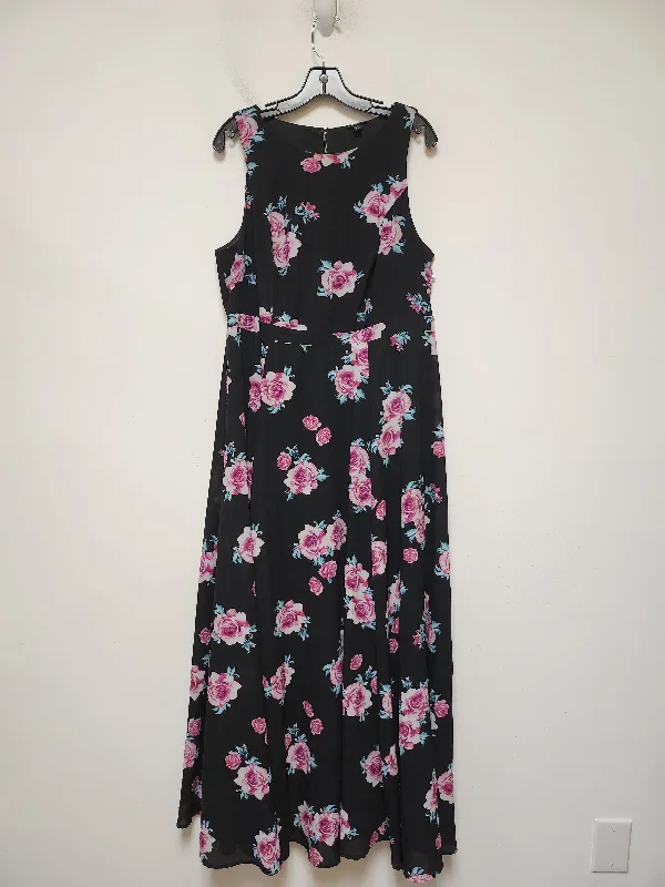 Women's Narrow-Neck DressesDress Casual Maxi By Torrid In Floral Print, Size: L