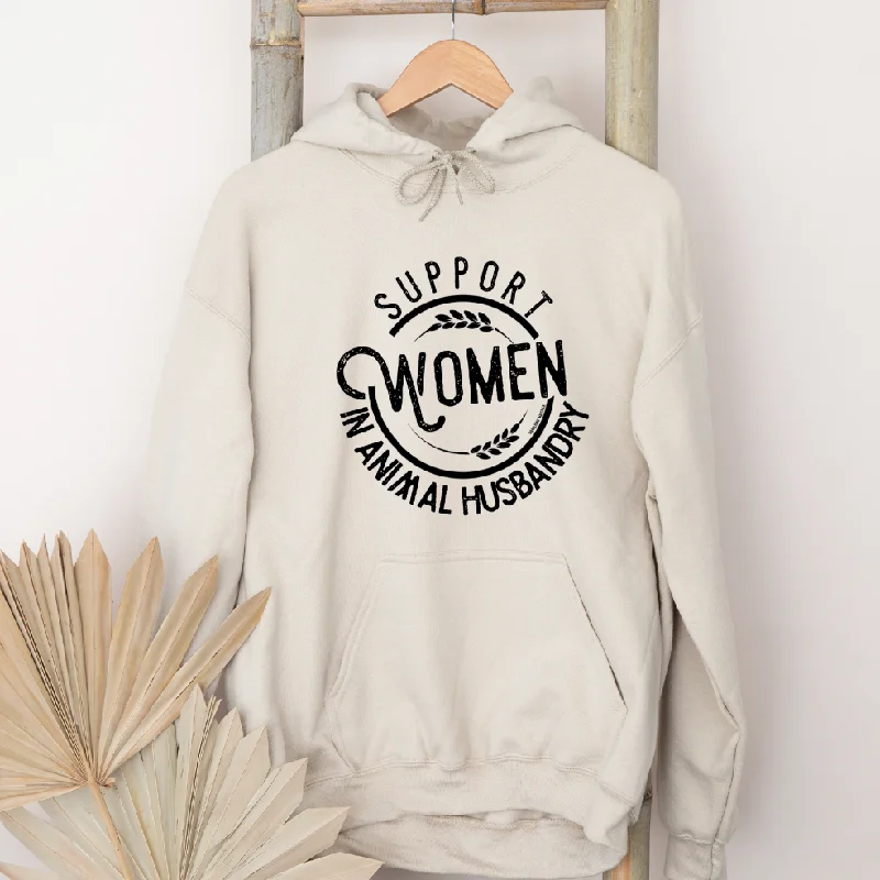 Women's Hooded Sweatshirts with Polka Dot LiningSupport Women in Animal Husbandry Hoodie (S-3XL) Unisex - Multiple Colors!