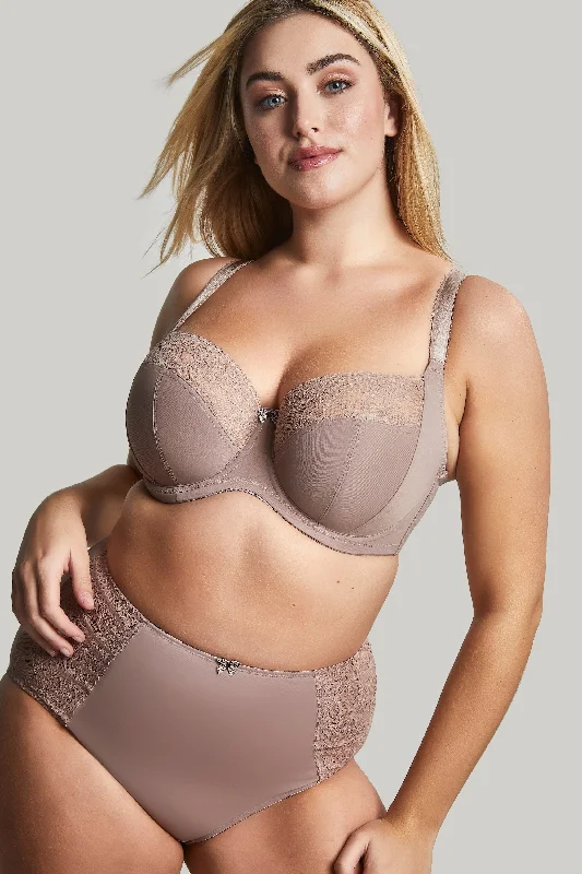 padded plunge braChi Chi Balcony Bra - Cappuccino