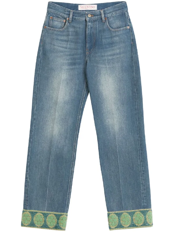 Women's Jodhpurs with Square NeckValentino Women's Jeans blue