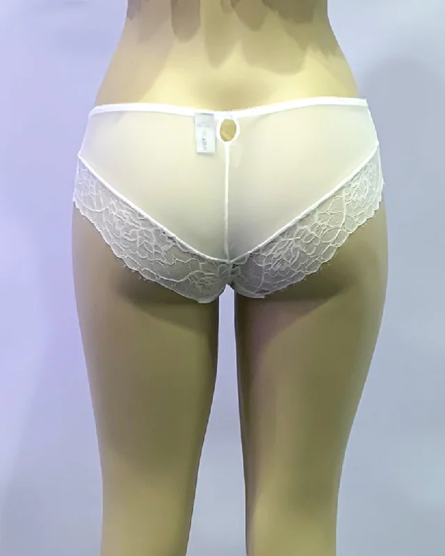 lightweight mesh panties with a lace overlay for a romantic touchThe Deanna Hipster