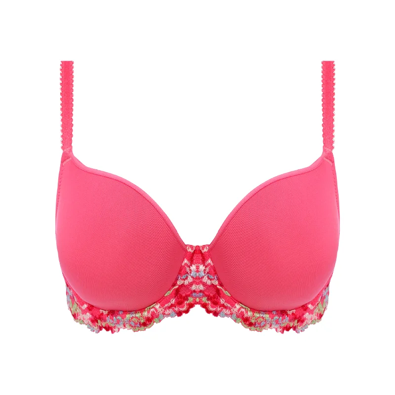 wireless bra with foam cups for shapeEmbrace Lace Contour Bra