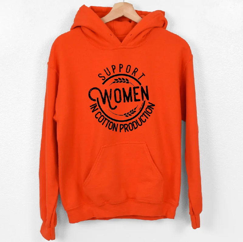 Women's Hooded Sweatshirts with Herringbone LiningSupport Women in Cotton Production Hoodie (S-3XL) Unisex - Multiple Colors!