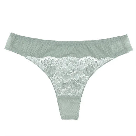 plus-size sticky bra for dressesSALE Daisy Ash Green ×White Thong