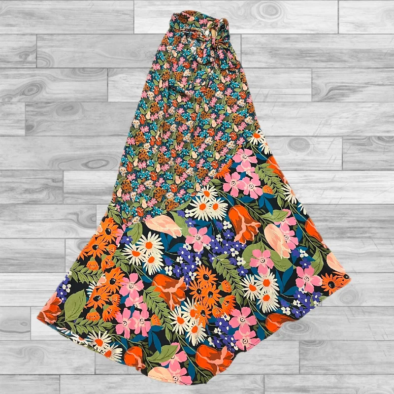 Women's Low Collar DressesDress Casual Maxi By Anthropologie In Floral Print, Size: S