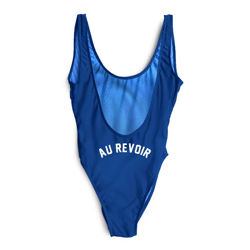 AU REVOIR // BUTT PRINT // BONJOUR // PRINT ON FRONT [SWIMSUIT]