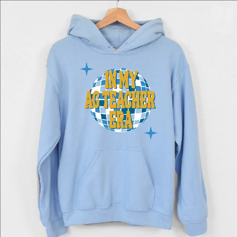 Women's Hooded Sweatshirts with Slant PocketsDisco in My Ag Teacher Era Hoodie (S-3XL) Unisex - Multiple Colors!