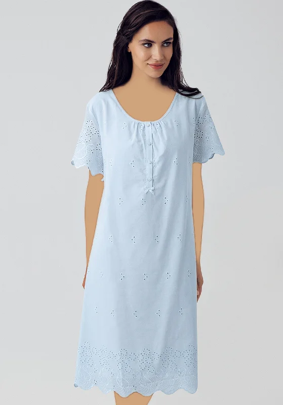 women's pajamas with a touch of elegance and sophisticationMaternal 100% Cotton Nighty