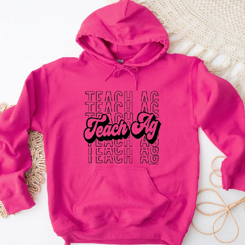 Women's Hooded Sweatshirts with Mesh LiningTeach AG Multiple Hoodie (S-3XL) Unisex - Multiple Colors!