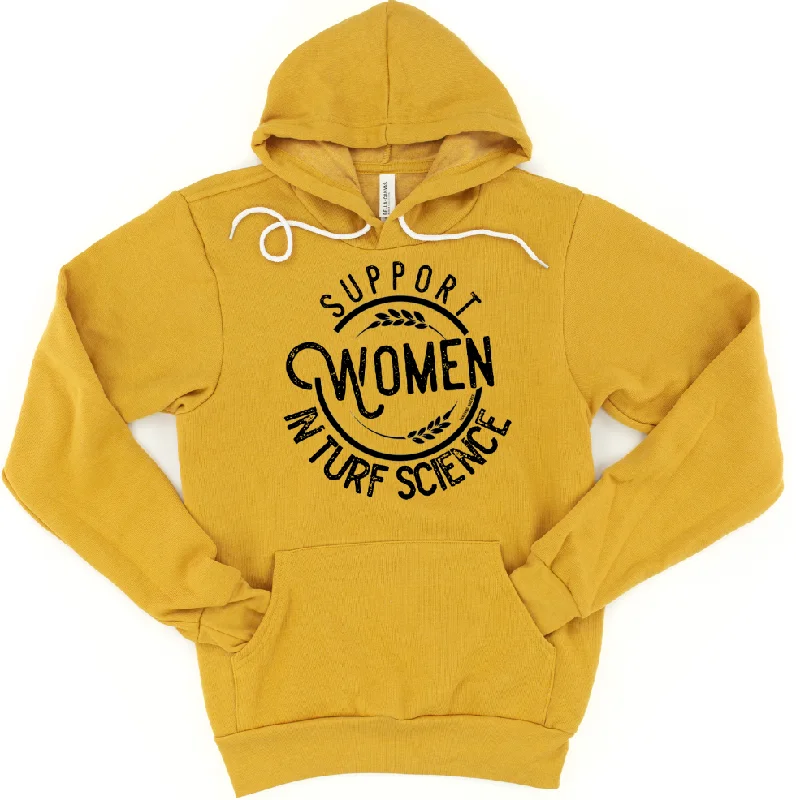 Women's Hooded Sweatshirts with Satin LiningSupport Women in Turf Science Hoodie (S-3XL) Unisex - Multiple Colors!