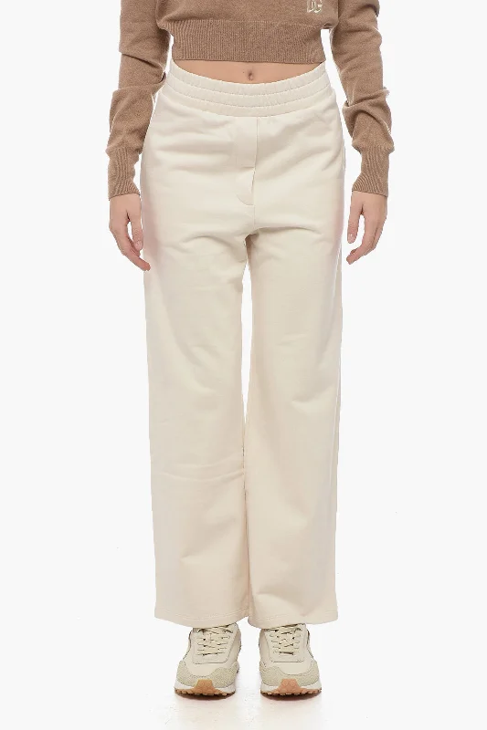 Women's Flared PantsMax Mara WEEKEND Wide-Leg PENTOLA Joggers with Embroidered Logo