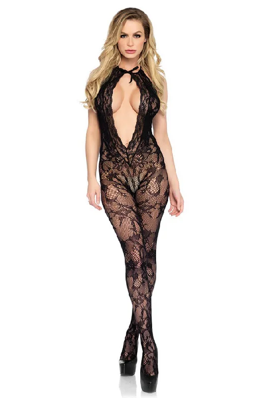 plus-size high-compression shapewearBare Bottom Bodystocking