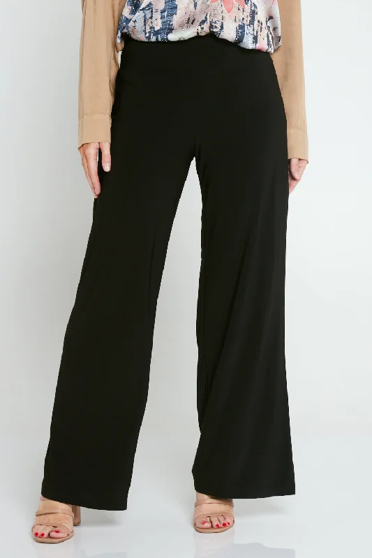 Women's SweatpantsWide Leg Must Have Pants - Black