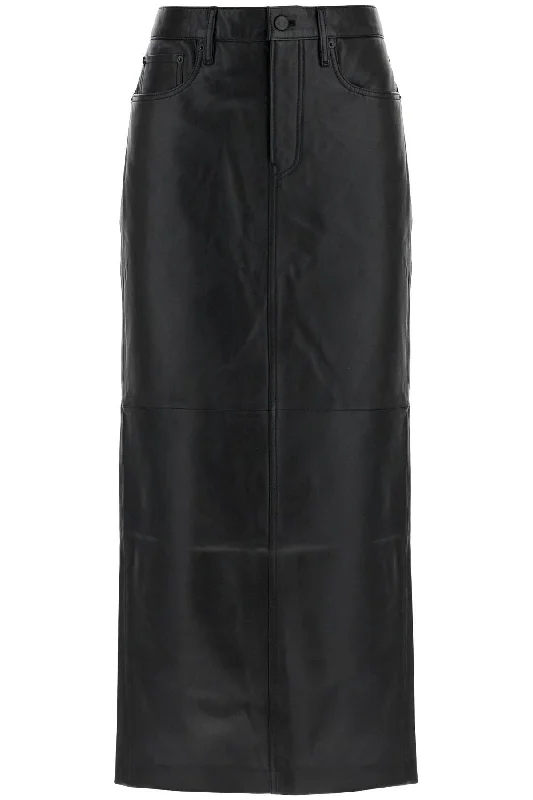 Women's Maxi SkirtsWardrobe.Nyc Women's Leather Column Skirt For Women