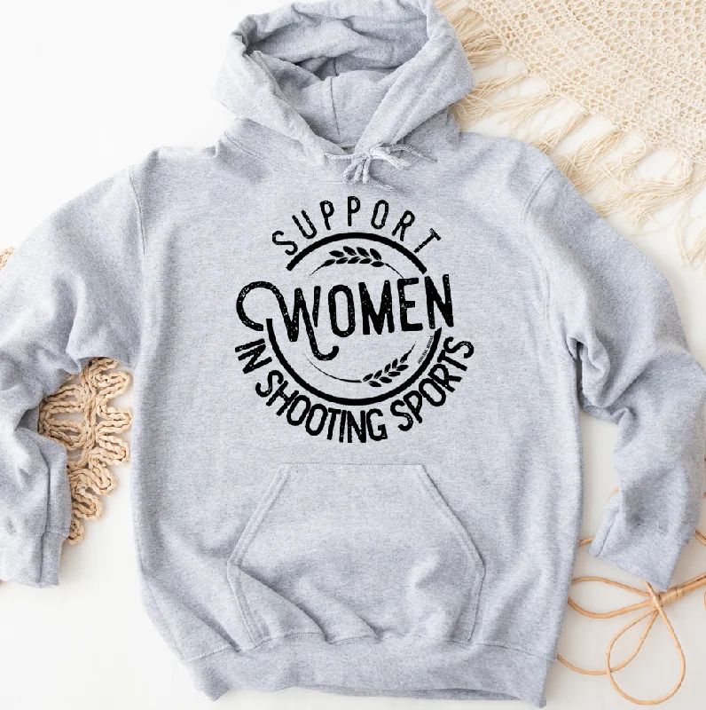 Women's Hooded Sweatshirts with Linen LiningSupport Women in Shooting Sports Hoodie (S-3XL) Unisex - Multiple Colors!