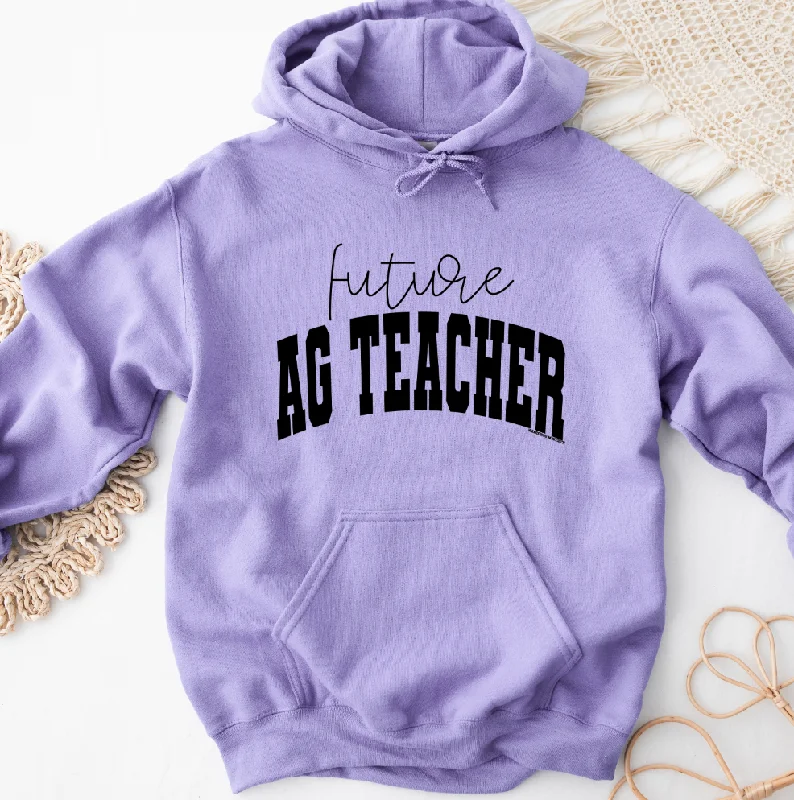 Women's Hooded Sweatshirts with Polyester LiningFuture Ag Teacher Black Ink Hoodie (S-3XL) Unisex - Multiple Colors!