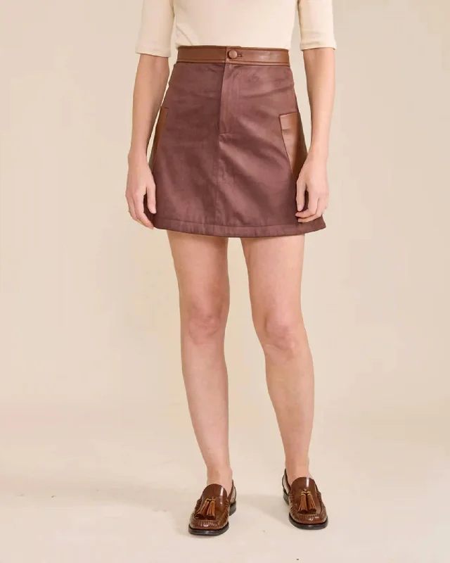 Women's Stylish SkirtsZoe Skirt In Chocolate