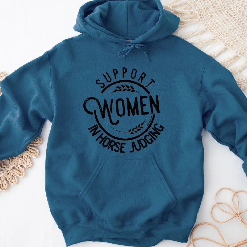 Women's Hooded Sweatshirts with Flared WaistSupport Women in Horse Judging Hoodie (S-3XL) Unisex - Multiple Colors!