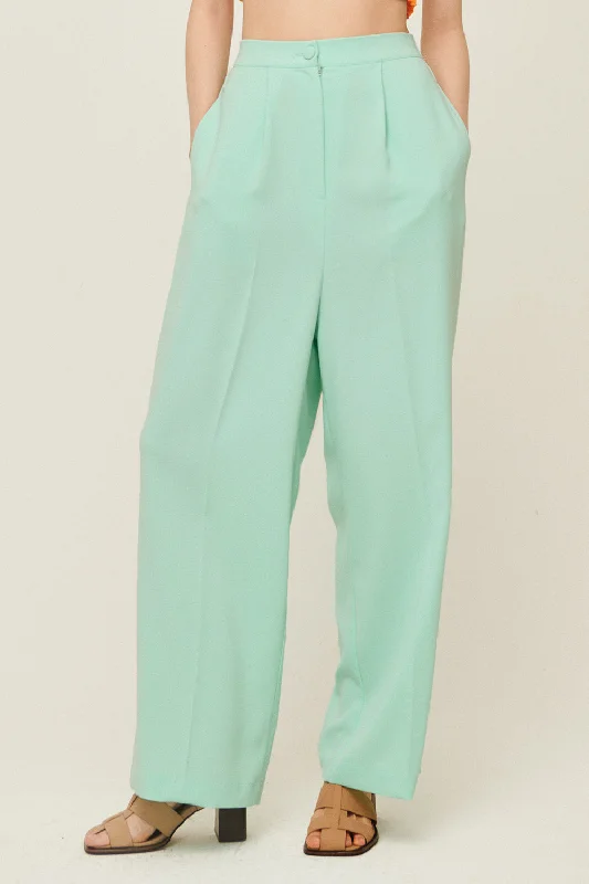 Women's Jodhpurs with Ankle LengthJania High Wide Leg Pants