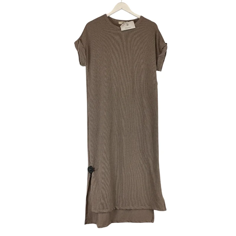 Women's Sweetheart Collar DressesDress Casual Maxi By Entro In Brown, Size: S