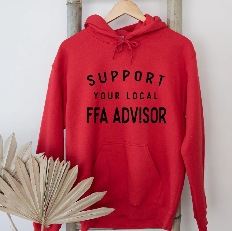 Women's Hooded Sweatshirts with Solid Color LiningSupport Your Local FFA Advisor Hoodie (S-3XL) Unisex - Multiple Colors!