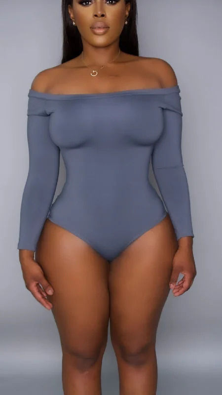 firm-compression shapewear for workwearENHANCING OFF THE SHOULDER BODYSUIT